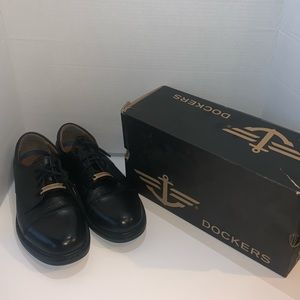 Men's Size 8 Dockers Gordon Cap Tor Derby Oxfords Leather